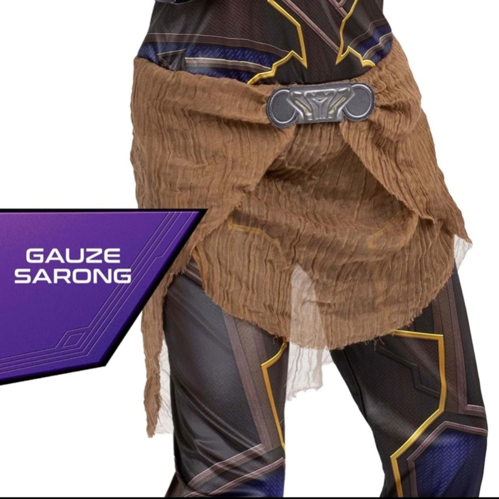 Black Panther Wakanda Shuri Costume in Blue and Brown - Picture 3 of 4